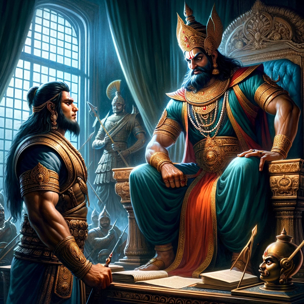 Shuka Informs Ravana of Rama’s Military Strength